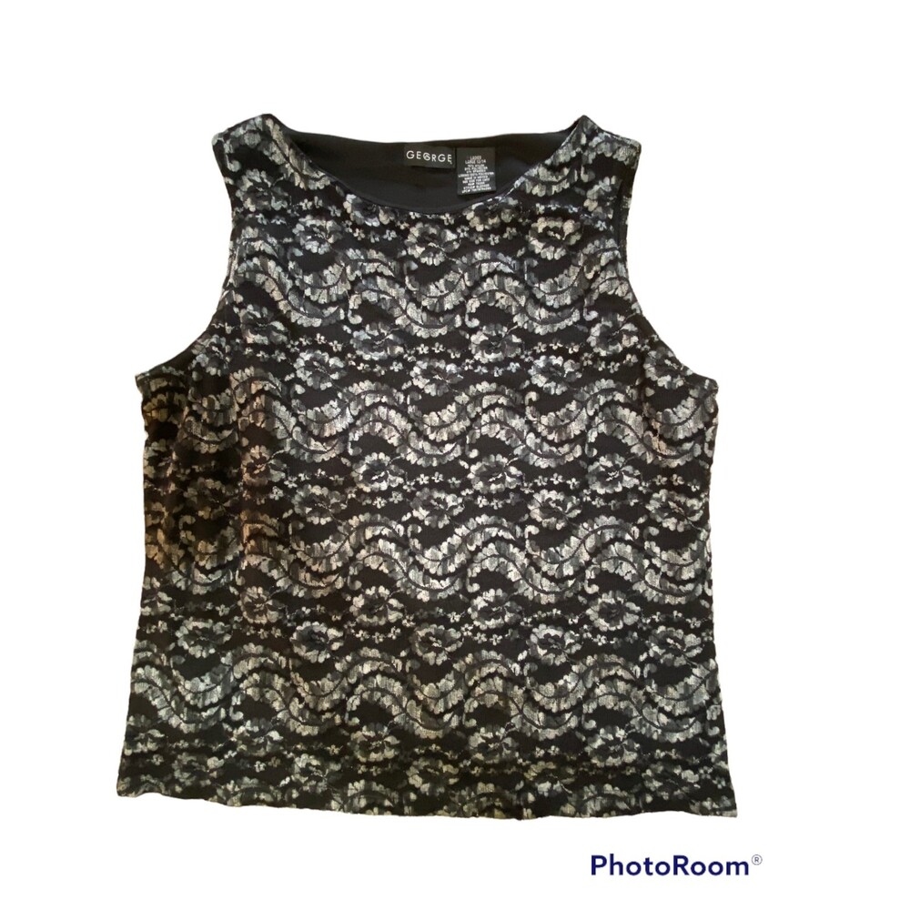 Nice Pullover Sleeveless Blouse George Size Large
